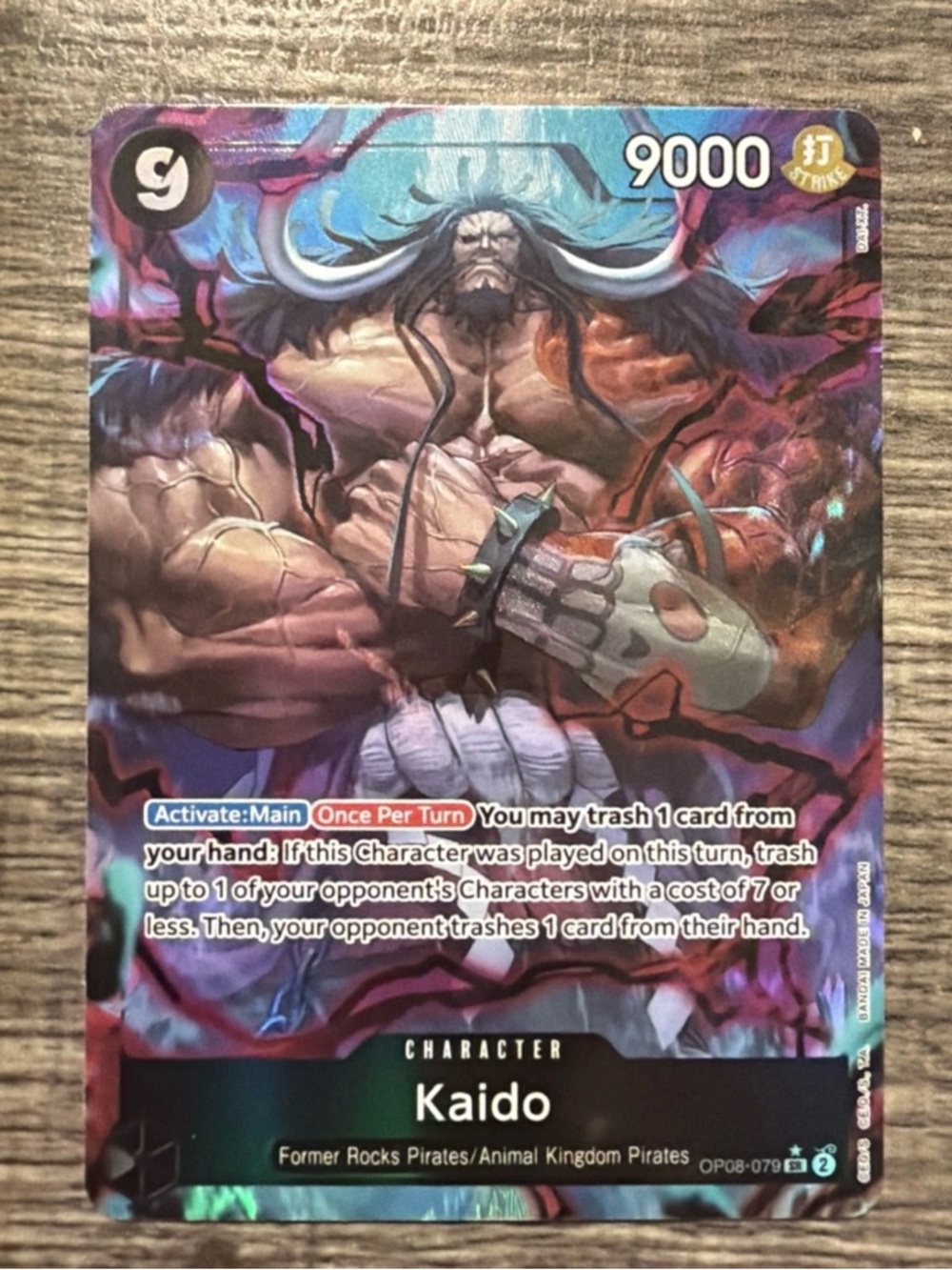 Kaido (Parallel) OP08-079 Two Legends One Piece - English NM Alt Art Foil